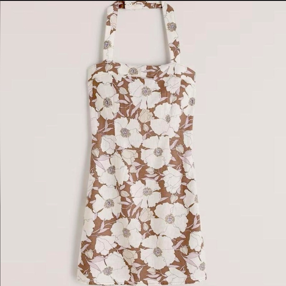Halter Floral Dress